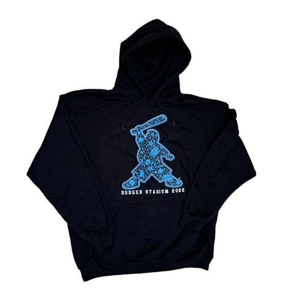 2022 Fluffy x Dodger Stadium Collab Hoodie NWOT - Picture 1 of 3